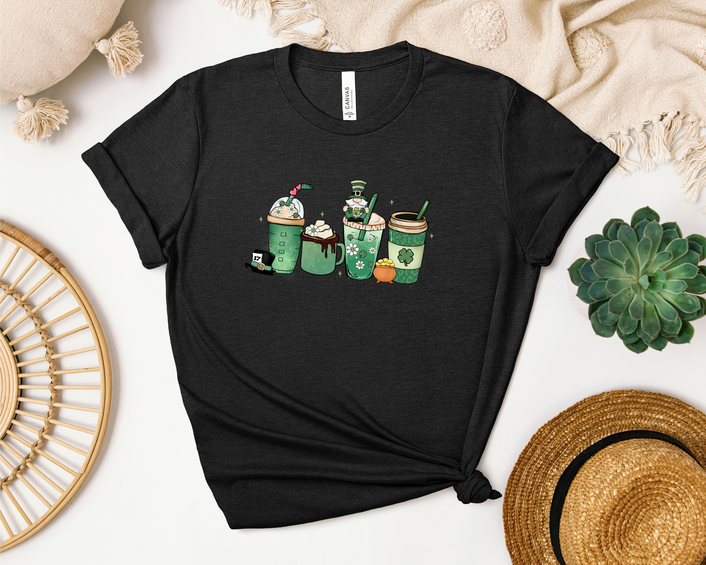 *NEW* ST. PATTY COFFEE CUPS SHIRT