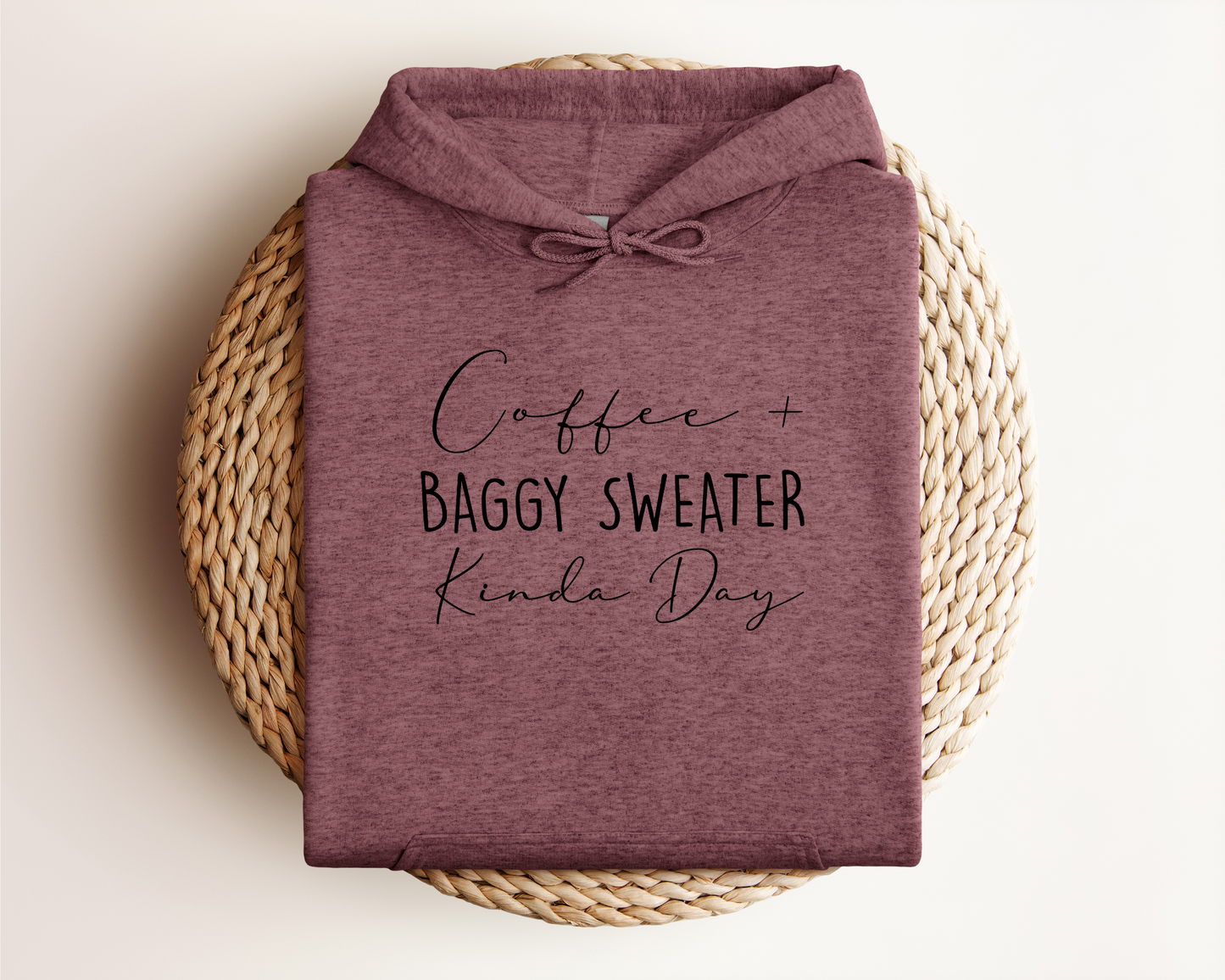 *NEW* COFFEE AND BAGGY SWEATER HOODIE