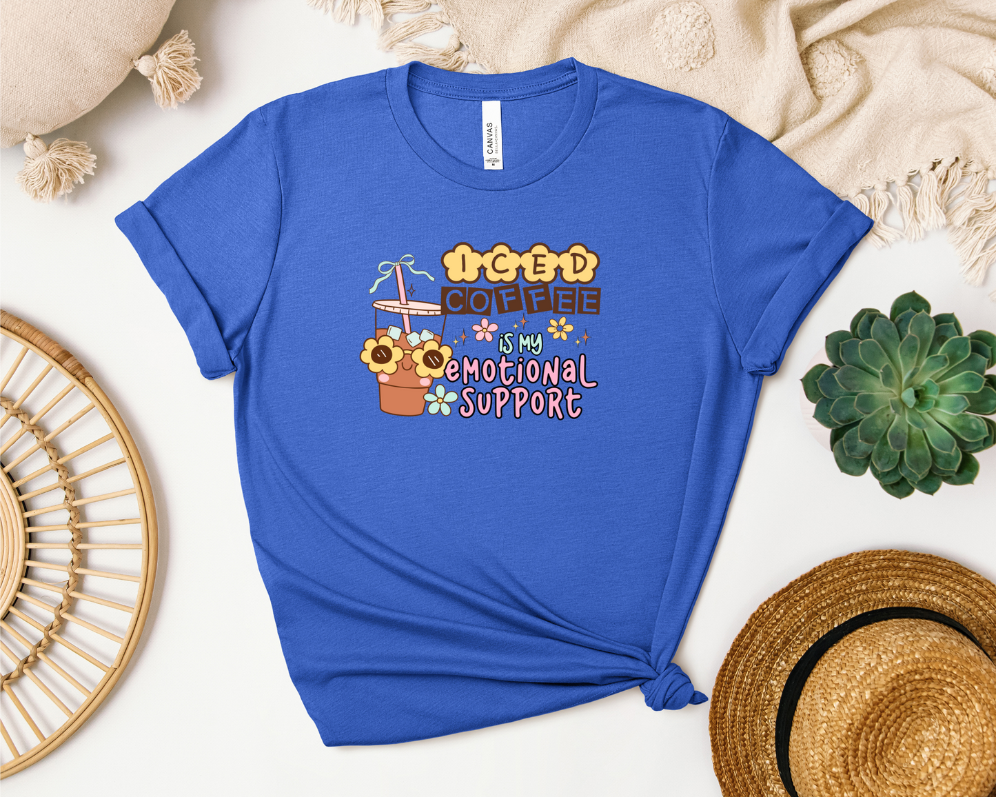 EMOTIONAL SUPPORT ICED COFFEE SHIRT