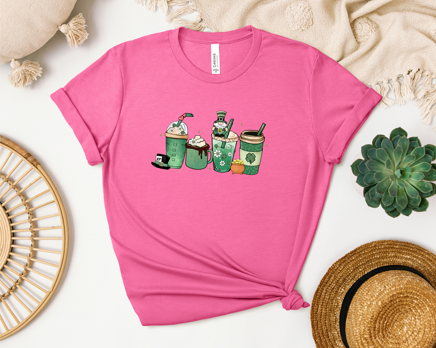 *NEW* ST. PATTY COFFEE CUPS SHIRT