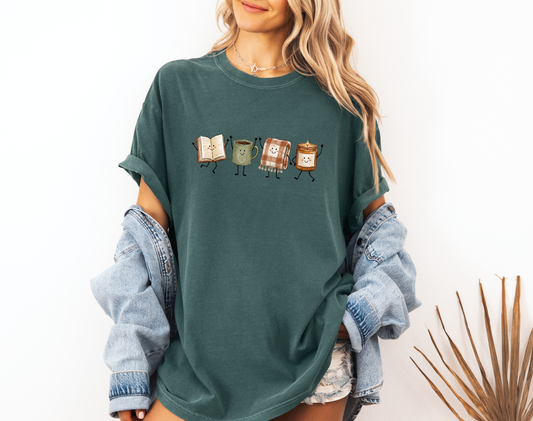 *NEW* COZY BOOK DOODLE CC SHIRT