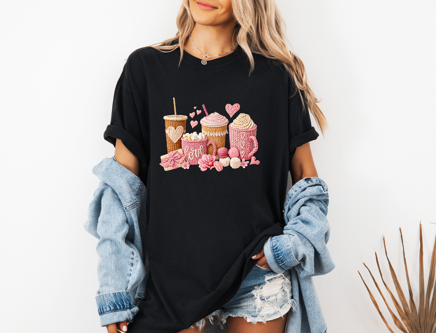 *NEW* YARN VALENTINE COFFEE CUPS CC SHIRT