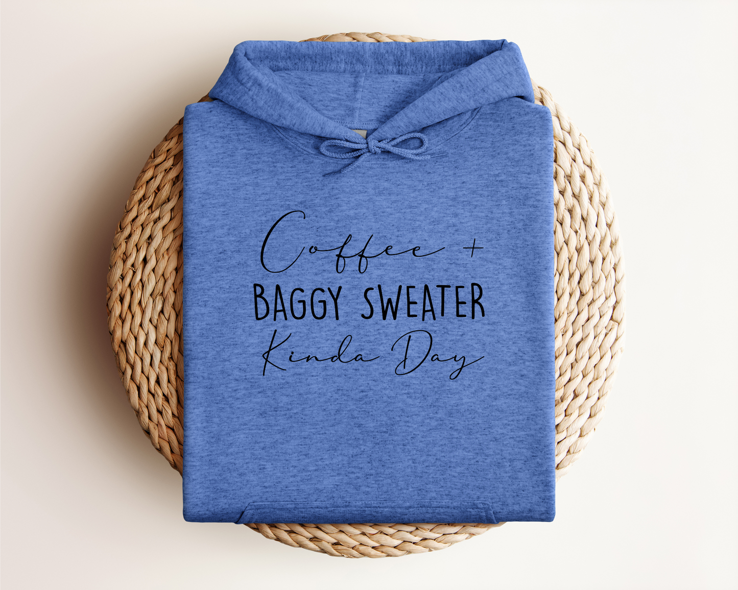 *NEW* COFFEE AND BAGGY SWEATER HOODIE