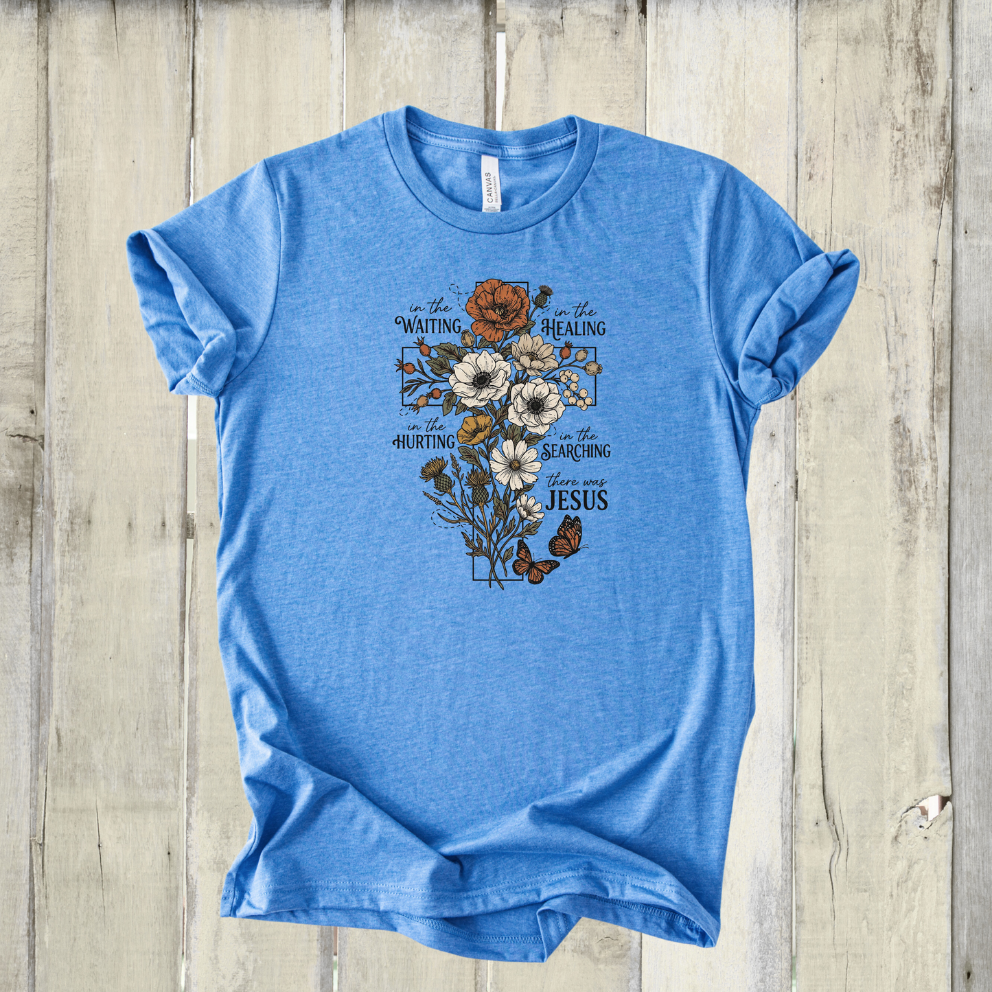 *NEW* FLORAL CROSS SHIRT