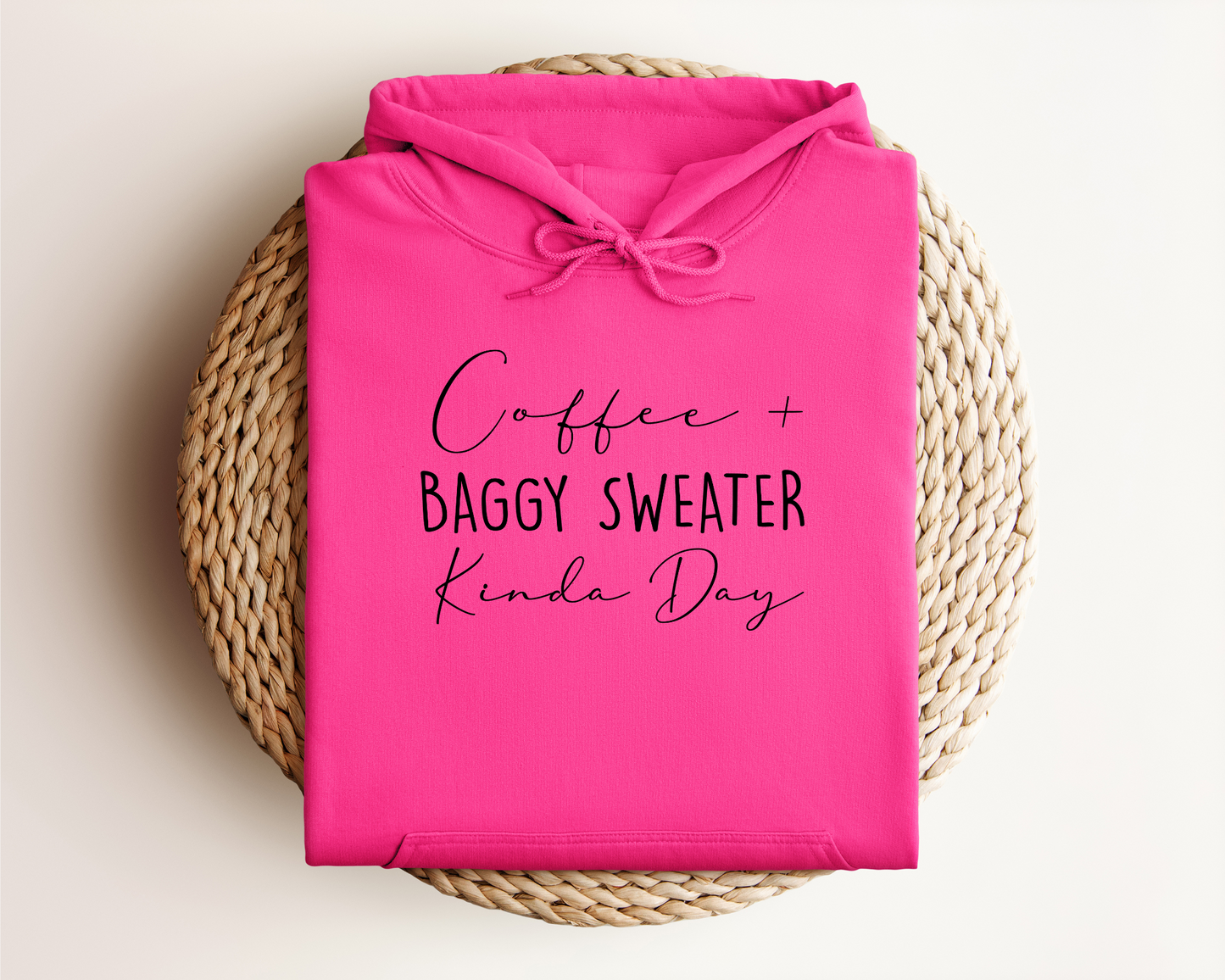 *NEW* COFFEE AND BAGGY SWEATER HOODIE