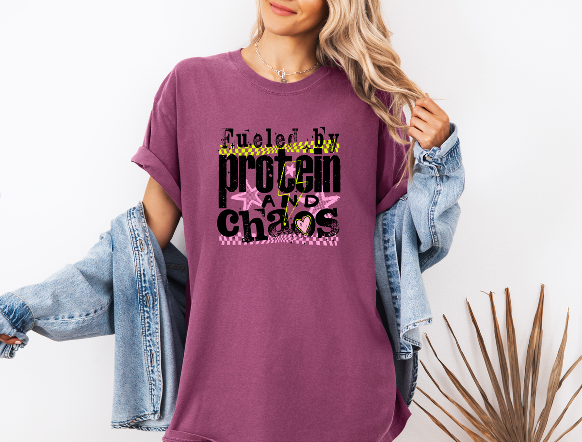 *NEW* FUELED BY PROTEIN AND CHAOS CC SHIRT