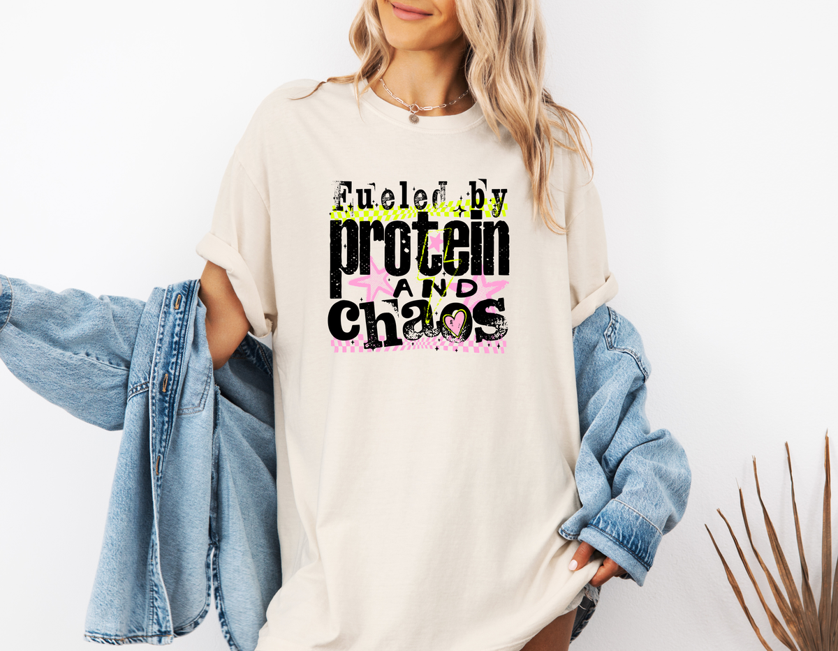 *NEW* FUELED BY PROTEIN AND CHAOS CC SHIRT