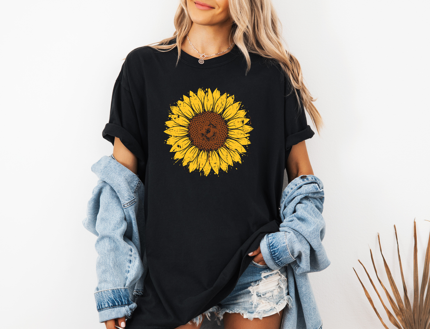 DISTRESSED SUNFLOWER CC SHIRT