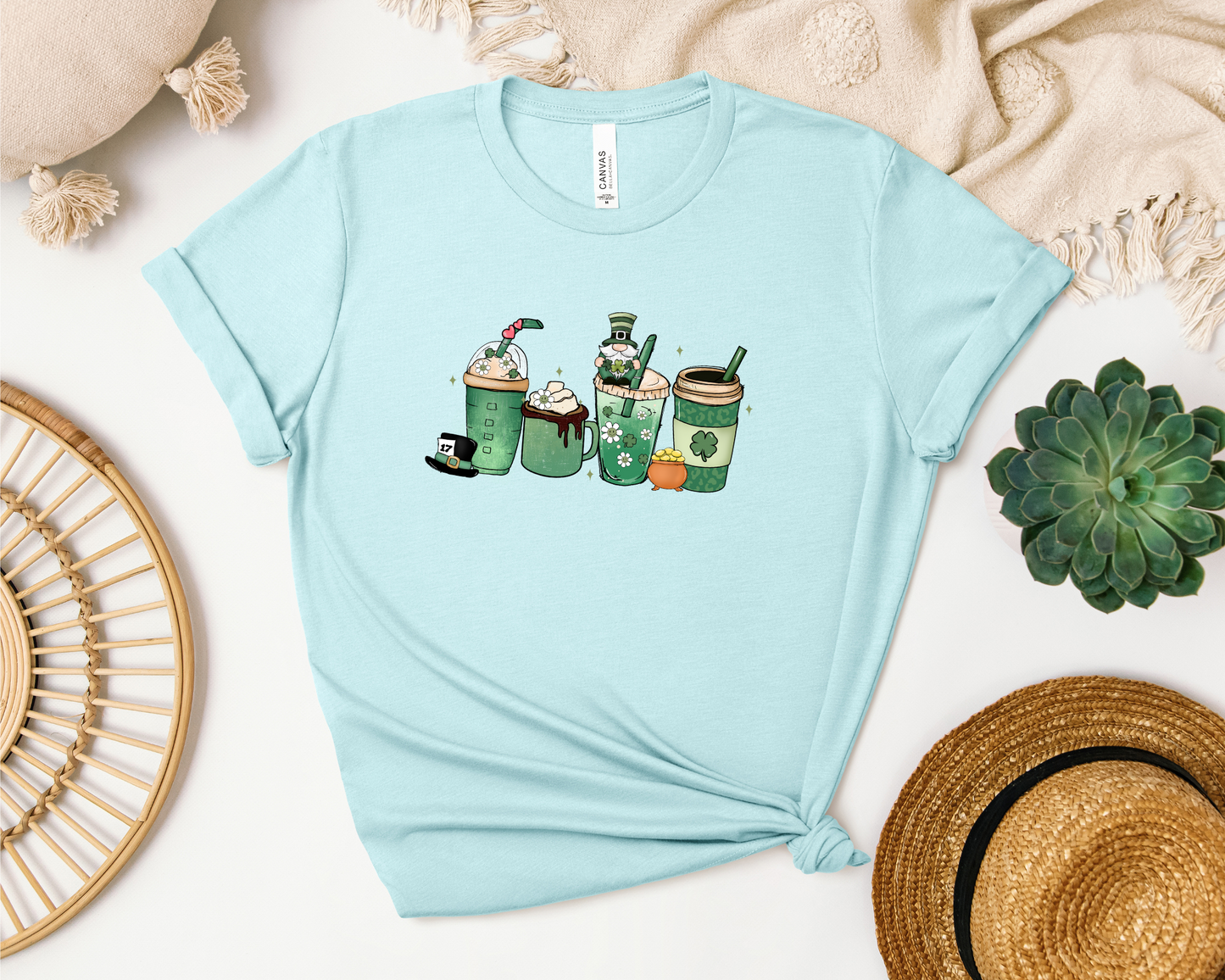 *NEW* ST. PATTY COFFEE CUPS SHIRT