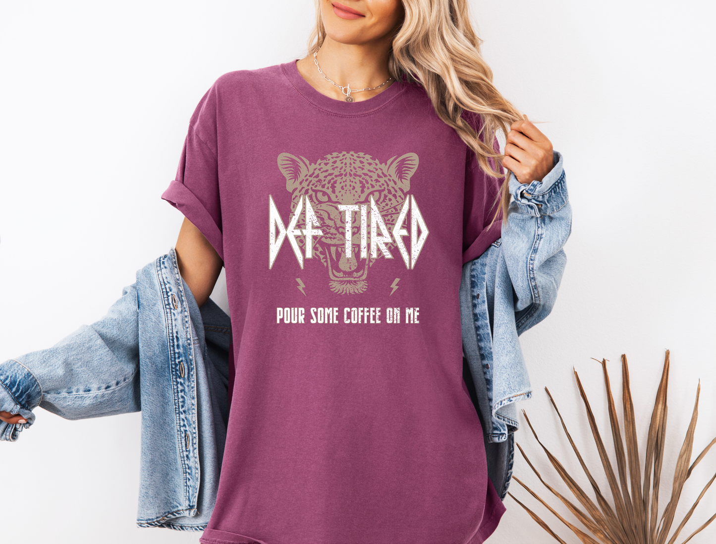 *NEW* DEF TIRED POUR SOME COFFEE ON ME CC SHIRT