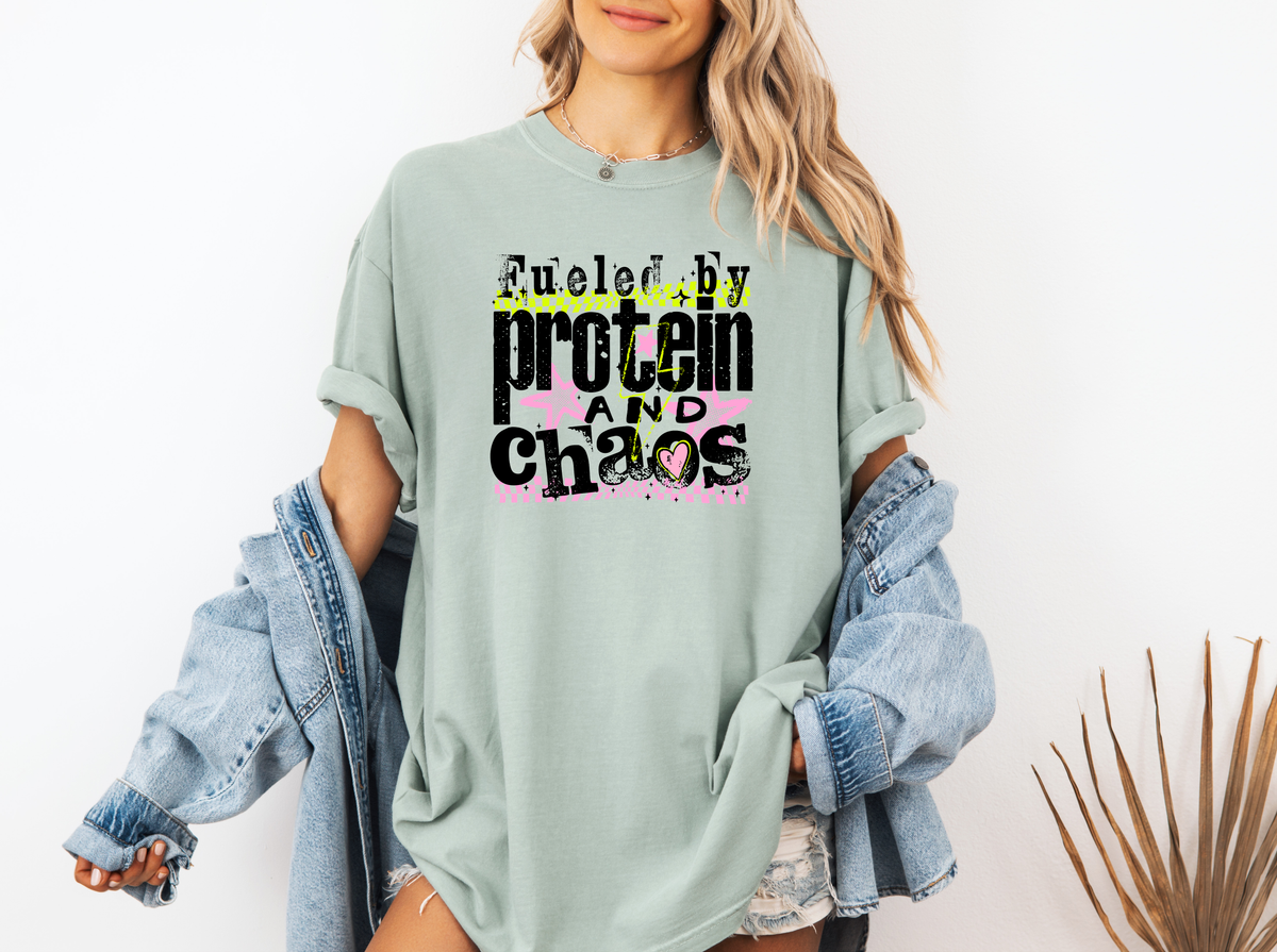 *NEW* FUELED BY PROTEIN AND CHAOS CC SHIRT