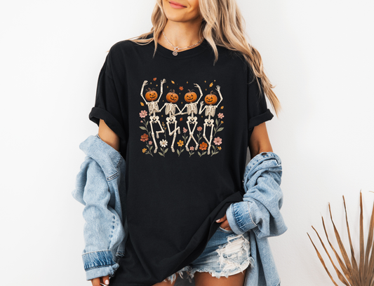 *NEW* WILDFLOWER DANCING SKELETON CC SHIRT