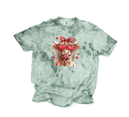 *NEW* VALENTINE HIGHLAND COW CC SHIRT