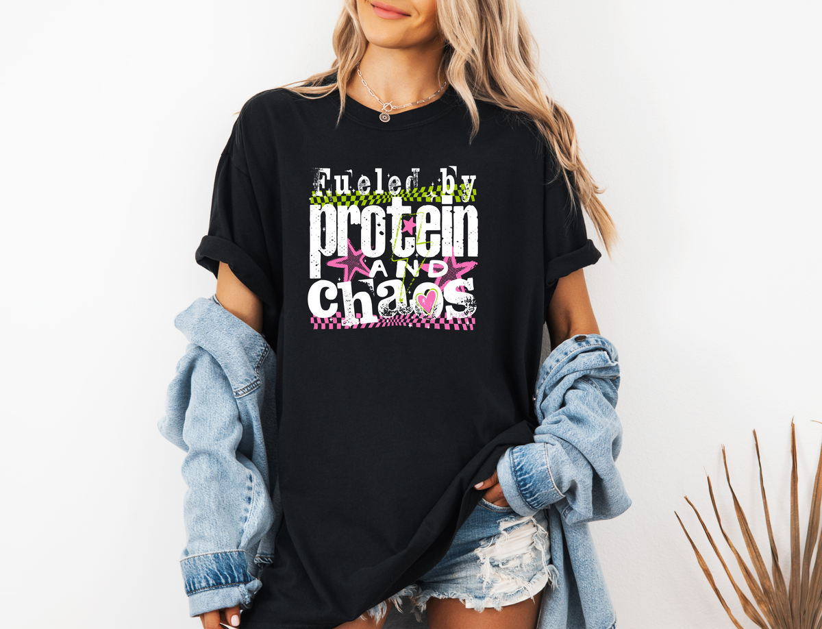 *NEW* FUELED BY PROTEIN AND CHAOS CC SHIRT