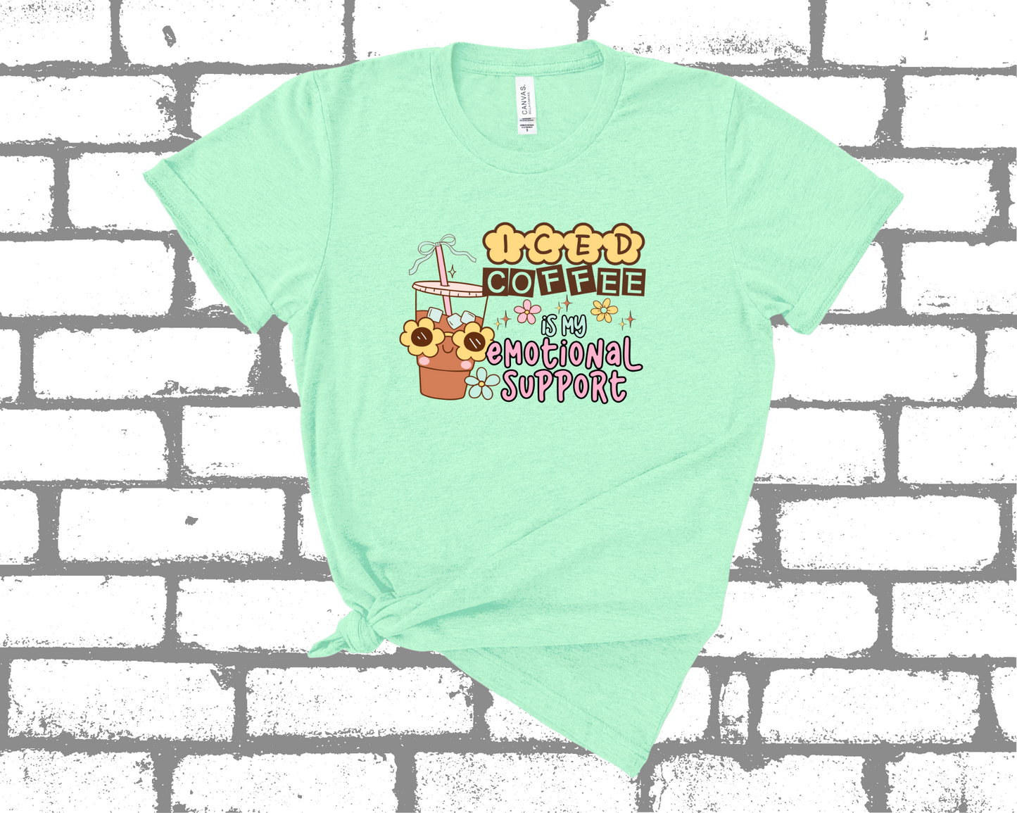 EMOTIONAL SUPPORT ICED COFFEE SHIRT