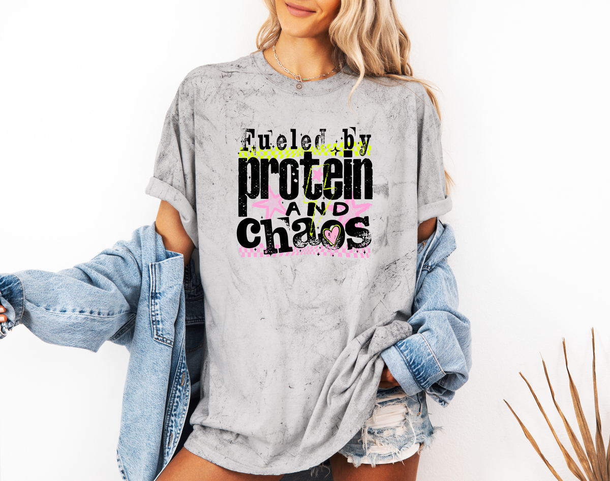 *NEW* FUELED BY PROTEIN AND CHAOS CC SHIRT