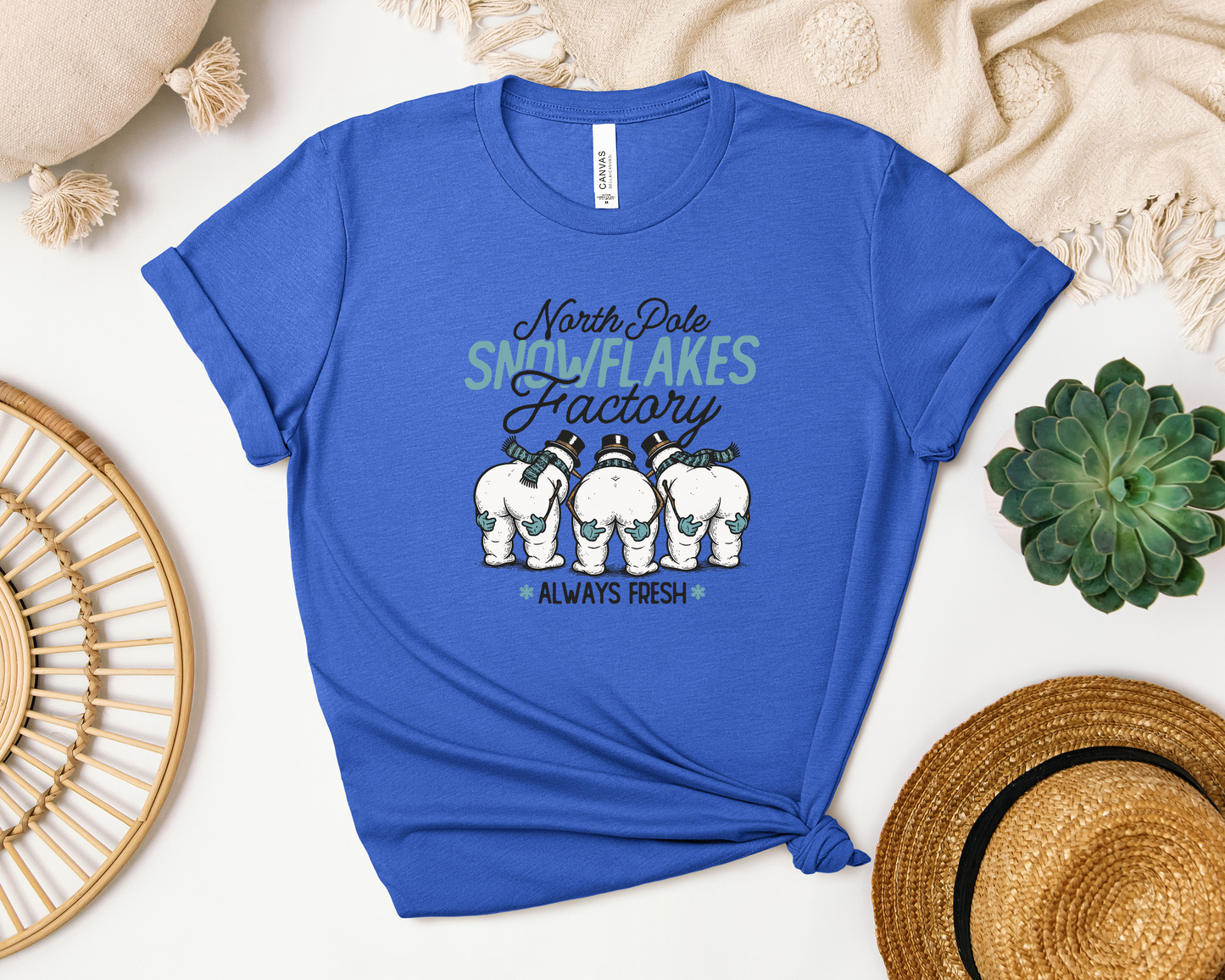 *NEW* NORTH POLE SNOWFLAKES FACTORY SHIRT