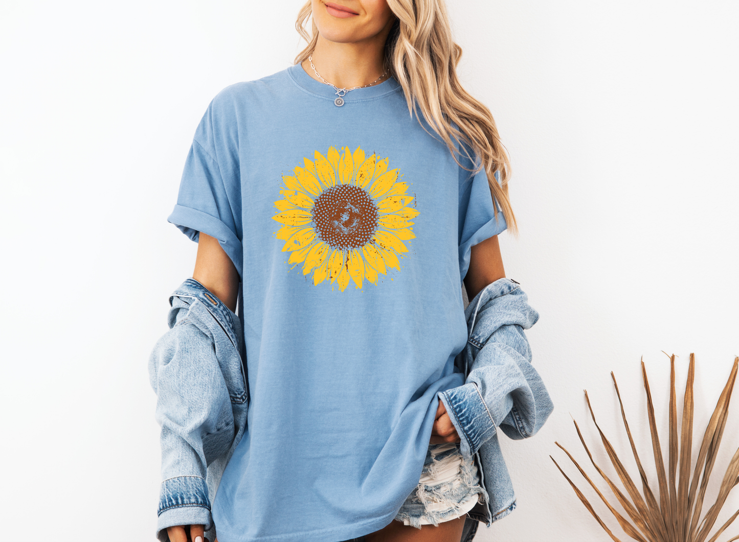 DISTRESSED SUNFLOWER CC SHIRT