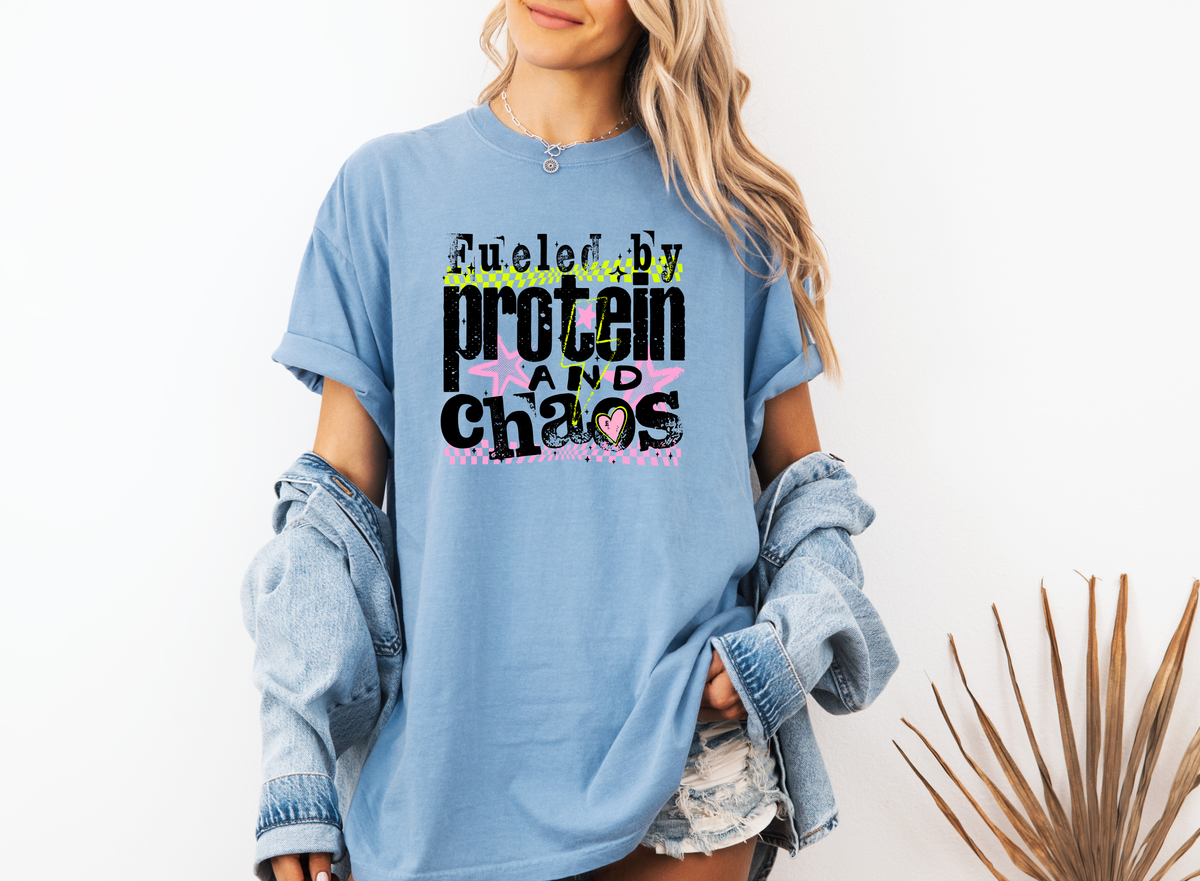*NEW* FUELED BY PROTEIN AND CHAOS CC SHIRT