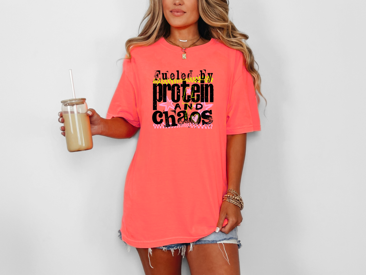 *NEW* FUELED BY PROTEIN AND CHAOS CC SHIRT