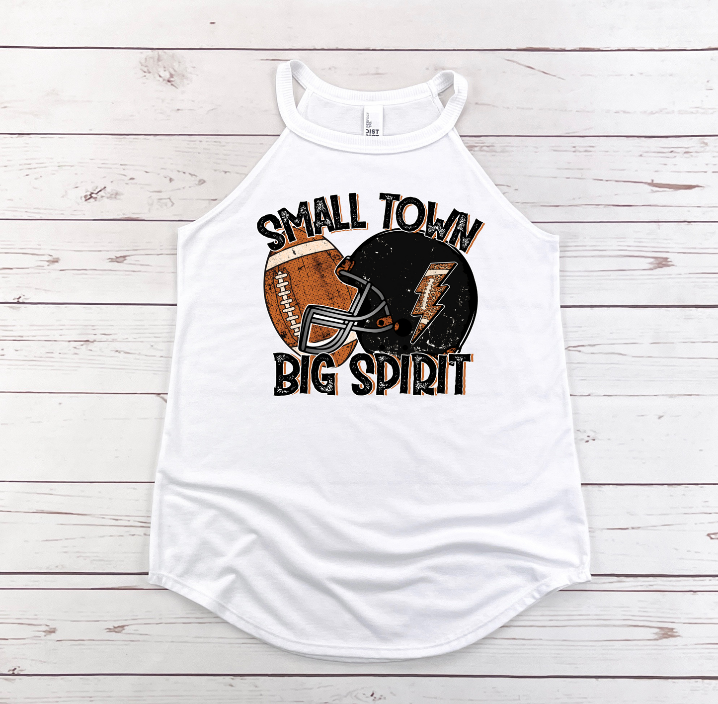 SMALL TOWN BIG SPIRIT FOOTBALL TANK